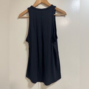 Lululemon Ling Cotton Crewneck Black Sleeveless Women's Top